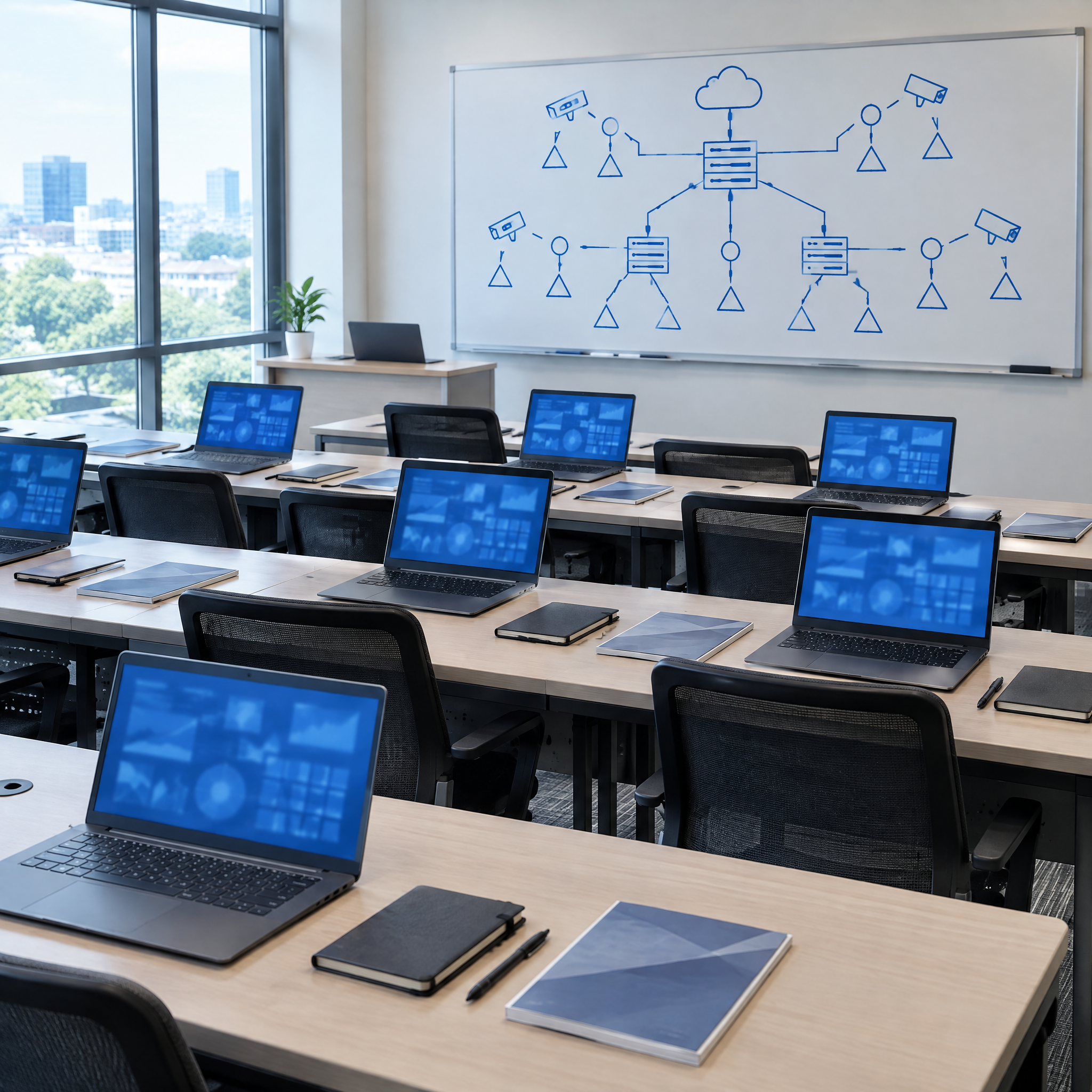 Treinamento para capacitação de equipe técnica e operacional.